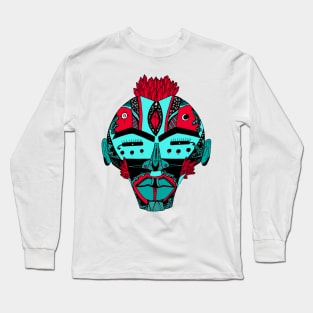 Turqred African Mask 4 Long Sleeve T-Shirt